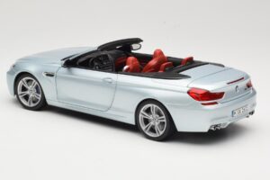 BMW M6 F12 カブリオレ Silverstone Silver Paragon 1:18 8043225656 メタル - 画像 7/8