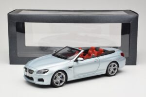 BMW M6 F12 カブリオレ Silverstone Silver Paragon 1:18 8043225656 メタル - 画像 8/8