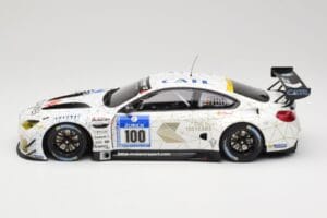 BMW M6 GT3 F13 #100 Schubert Motorsport J. Edwards / J. Klingmann 24h Nurburgring 2016 Minichamps 1:18 155162611 メタル - 画像 3/6