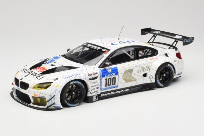 BMW M6 GT3 F13 #100 Schubert Motorsport J. Edwards / J. Klingmann 24h Nurburgring 2016 Minichamps 1:18 155162611 メタル