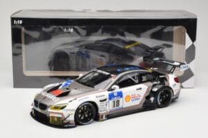 BMW M6 GT3 F13 #18 Schubert Motorsport A. Farfus / J. Krohn 24h Nurburgring 2016 Minichamps 1:18 155162618 メタル - 画像 6/6