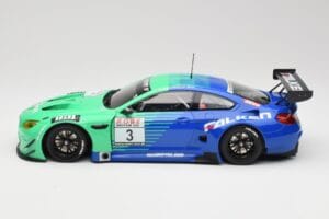BMW M6 GT3 F13 #3 Falken Motorsports P. Düsseldorf / J. Müller VLN Winner Heat 4 2017 Minichamps 1:18 153172693 メタル - 画像 3/6