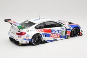 BMW M6 GT3 F13 #96 Turner Motorsport B. Auberlen / R. Foley Class Winner Petit Le Mans 2019 Minichamps 1:18 153192696 メタル - 画像 2/6