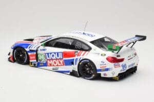 BMW M6 GT3 F13 #96 Turner Motorsport B. Auberlen / R. Foley Class Winner Petit Le Mans 2019 Minichamps 1:18 153192696 メタル - 画像 5/6