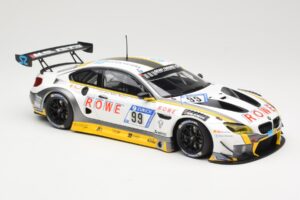 BMW M6 GT3 Rowe Racing #99 M. Basseng / M. Martin 24 Hours Nurburgring 2017 Minichamps 1:18 155172699 メタル - 画像 4/6
