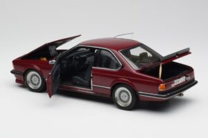 BMW M635 CSi E24 Karmin レッド AUTOart 1:18 70528 メタル - 画像 5/8
