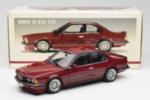 BMW M635 CSi E24 Karmin レッド AUTOart 1:18 70528 メタル - 画像 8/8