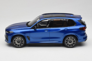 BMW X5 M F95 Competition Marina Bay Blue Metallic GT Spirit 1:18 GT967 レジン - 画像 3/6