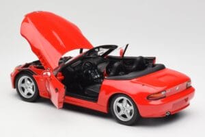 BMW Z3 E36/7 カブリオレ レッド UT Models 1:18 180024330 メタル - 画像 5/8