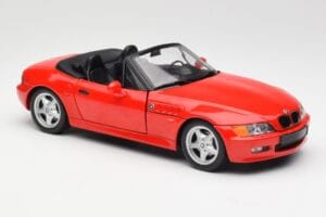 BMW Z3 E36/7 カブリオレ レッド UT Models 1:18 180024330 メタル - 画像 6/8