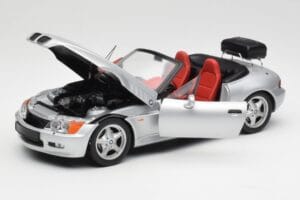 BMW Z3 Roadster ラゲッジラック付き シルバー UT Models 1:18 20407 メタル - 画像 2/8