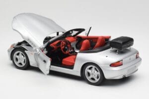 BMW Z3 Roadster ラゲッジラック付き シルバー UT Models 1:18 20407 メタル - 画像 5/8