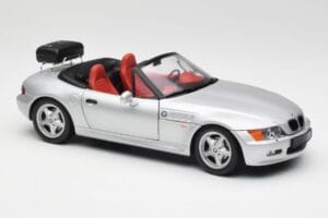 BMW Z3 Roadster ラゲッジラック付き シルバー UT Models 1:18 20407 メタル - 画像 6/8