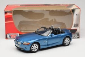 BMW Z4 E85 ブルー Metallic Motormax 1:18 73144 メタル - 画像 8/8
