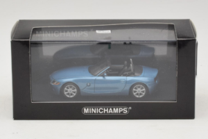 BMW Z4 E85 カブリオレ Light Blue Metallic Minichamps 1:43 BMW016 メタル - 画像 4/4