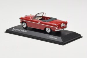 Borgward Isabella カブリオレ レッド Minichamps 1:43 400096060 メタル - 画像 3/4