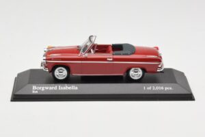 Borgward Isabella カブリオレ レッド Minichamps 1:43 400096060 メタル