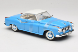 Borgward Isabella Coupe ブルー Revell 1:18 08859-P1 メタル - 画像 4/6