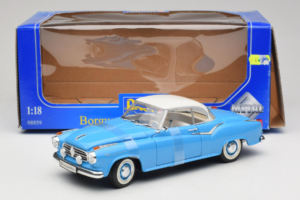 Borgward Isabella Coupe ブルー Revell 1:18 08859-P1 メタル - 画像 6/6