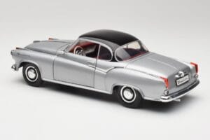 Borgward Isabella クーペ グレー & ブラック Revell 1:18 8989 メタル - 画像 4/8