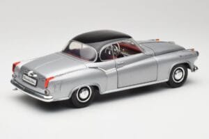 Borgward Isabella クーペ グレー & ブラック Revell 1:18 8989 メタル - 画像 5/8