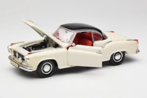 Borgward Isabella クーペ ホワイト Revell 1:18 08859 メタル - 画像 2/8