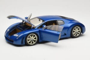 Bugatti EB 18.3 Chiron ブルー AUTOart 1:18 70911 メタル - 画像 2/8