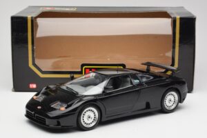 Bugatti EB110 ブラック Bburago 1:18 3055 メタル - 画像 8/8
