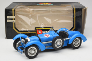 Bugatti Type 51 Grand Prix #14 ブルー Bburago 1:18 3012-M1 メタル - 画像 6/6