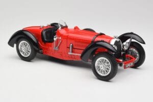 Bugatti Type 55 レッド Bburago 1:18 3009 メタル - 画像 4/6