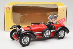 Bugatti Type 55 レッド Bburago 1:18 3009 メタル - 画像 6/6