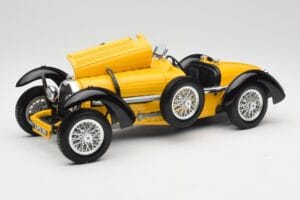 Bugatti Type 59 イエロー Bburago 1:18 3005 メタル - 画像 2/8