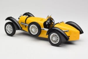 Bugatti Type 59 イエロー Bburago 1:18 3005 メタル - 画像 7/8