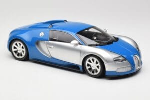 Bugatti Veyron Edition Centenaire Chrome Blue Minichamps 1:18 100110850 メタル - 画像 6/8