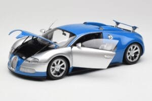 Bugatti Veyron Edition Centenaire Chrome Blue Minichamps 1:18 100110850-O メタル - 画像 2/7