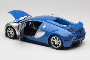 Bugatti Veyron Edition Centenaire Chrome Blue Minichamps 1:18 100110850-O メタル - 画像 4/7