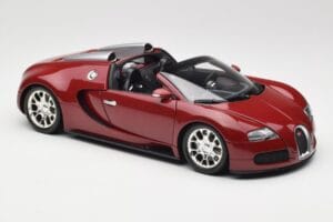 Bugatti Veyron Grand Sport レッド Minichamps 1:18 100110832 メタル - 画像 7/9