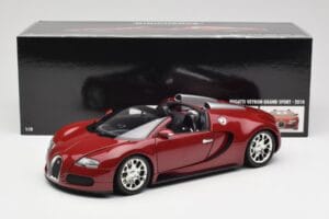 Bugatti Veyron Grand Sport レッド Minichamps 1:18 100110832 メタル - 画像 9/9
