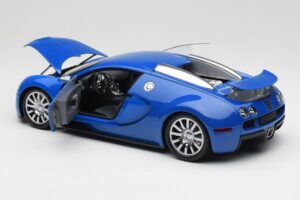 Bugatti Veyron ライトブルー ダークブルー Minichamps 1:18 100110821 メタル - 画像 5/8