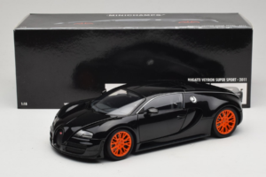 Bugatti Veyron Super Sport Black Metallic Minichamps 1:18 100110842 メタル - 画像 8/8