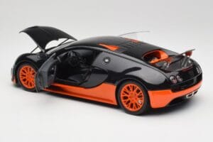 Bugatti Veyron Super Sport World Record Edition Carbon & Orange Minichamps 1:18 100110840 メタル - 画像 5/8