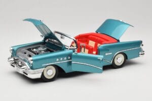 Buick Century カブリオレ ブルー Mira 1:18 6134 メタル - 画像 2/8
