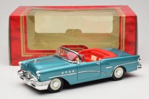 Buick Century カブリオレ ブルー Mira 1:18 6134 メタル - 画像 8/8