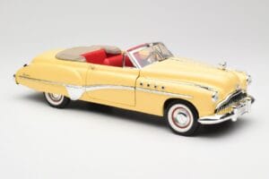 Buick Roadmaster Chrome Yellow Motormax 1:18 23124646-M17 メタル - 画像 6/8