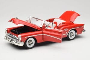 Buick Skylark カブリオレ レッド Motormax 1:18 73129 メタル - 画像 2/8