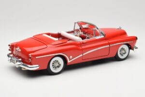 Buick Skylark カブリオレ レッド Motormax 1:18 73129 メタル - 画像 3/8