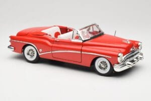 Buick Skylark カブリオレ レッド Motormax 1:18 73129 メタル - 画像 6/8