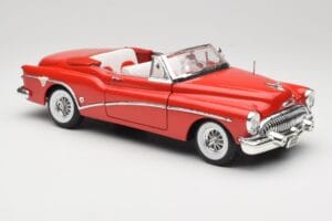 Buick Skylark レッド Motormax 1:18 411393-M1 メタル - 画像 6/8
