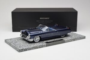 Buick Wildcat I Concept ダークブルー Minichamps 1:18 107141331 メタル - 画像 6/6