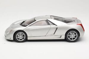 Cadillac Cien シルバー Hot Wheels 1:18 57296 メタル - 画像 4/8